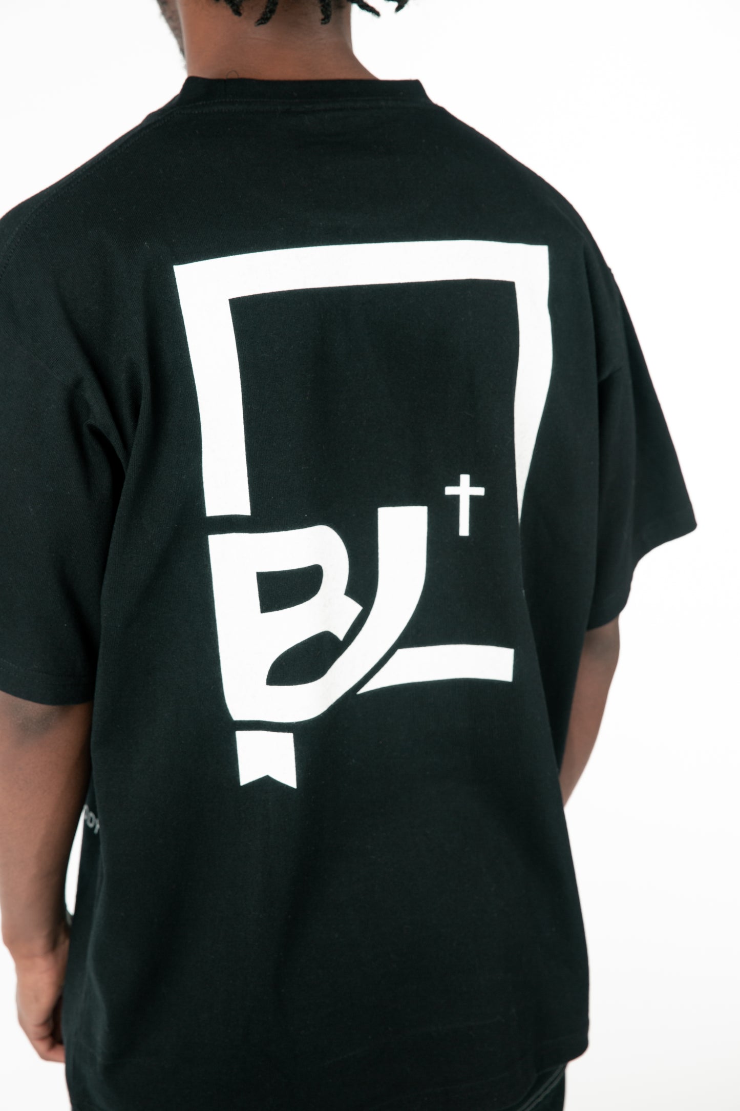 Black Biblical Life Logo Tee (Oversized)