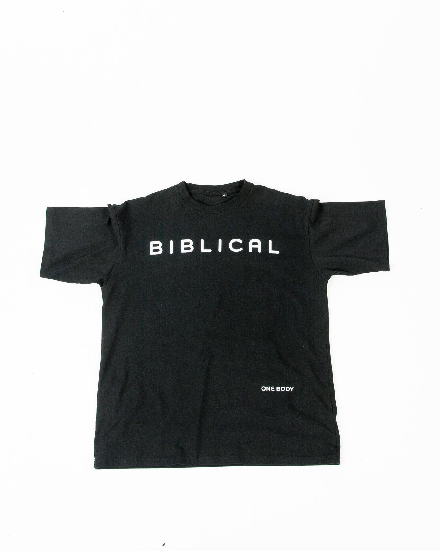 Black Biblical Life Logo Tee (Oversized)